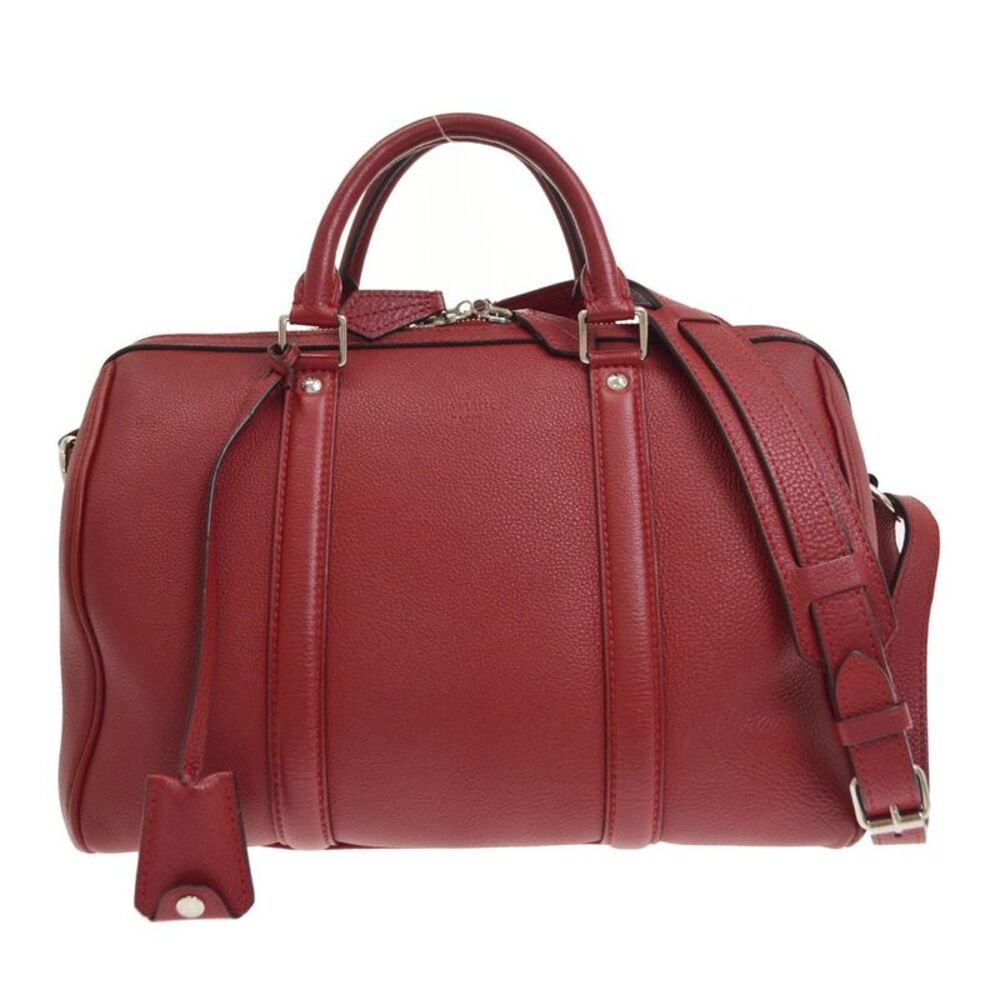 Louis Vuitton Sofia Coppola Sc Leather Red Leather Handbag
